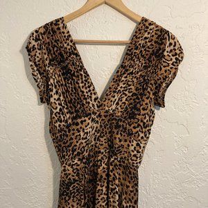 Trashy Diva 1940s Dress Leopard Print Size 4 NWT